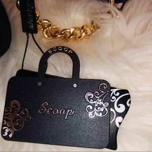 SCOOP Black Crossbody Bag